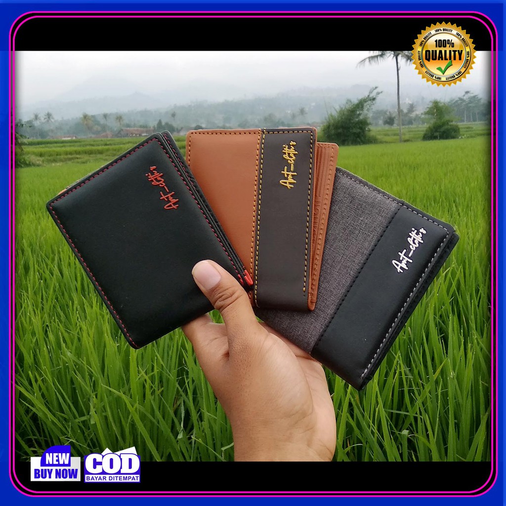 GROSIR DOMPET MURAH DOMPET KARTU FASHION COWOK BAYAR DI TEMPAT