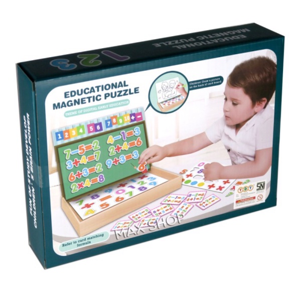 

Educational Magnetic Puzzle - Mainan Edukasi Papan Tulis Magnet Anak Murah