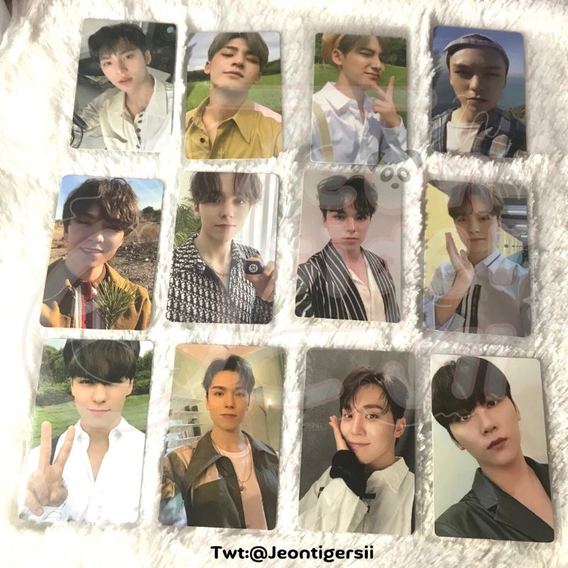 PHOTOCARD OFFICIAL SEVENTEEN MINGYU BERET, VERNON, SEUNGKWAN