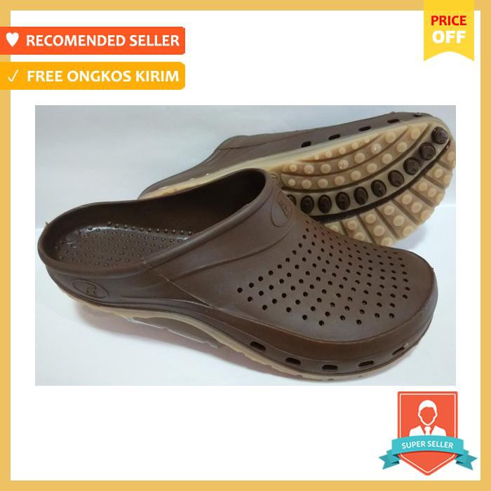 Sandal Pria Ap Clogs, Sandal Karet Model Crocs - Sepatu Pria