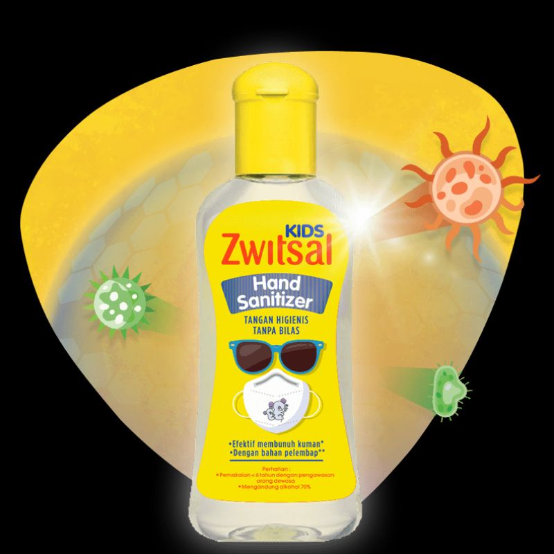 Zwitsal Kids Hand Sanitizer 50ml - Zwitsal Handsanitizer Anak - Antiseptic Kid - Antiseptik - Antibakteri - Antibacterial