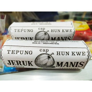 

Tepung Hun Kwe Putih 100gr cap Jeruk Manis Hunkwe