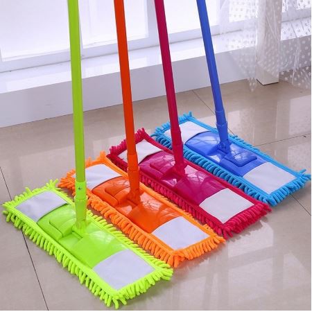 Magic Mop Fiber Clean Chenille Pembersih Lantai Serbaguna Peralatan Kebersihan Praktis