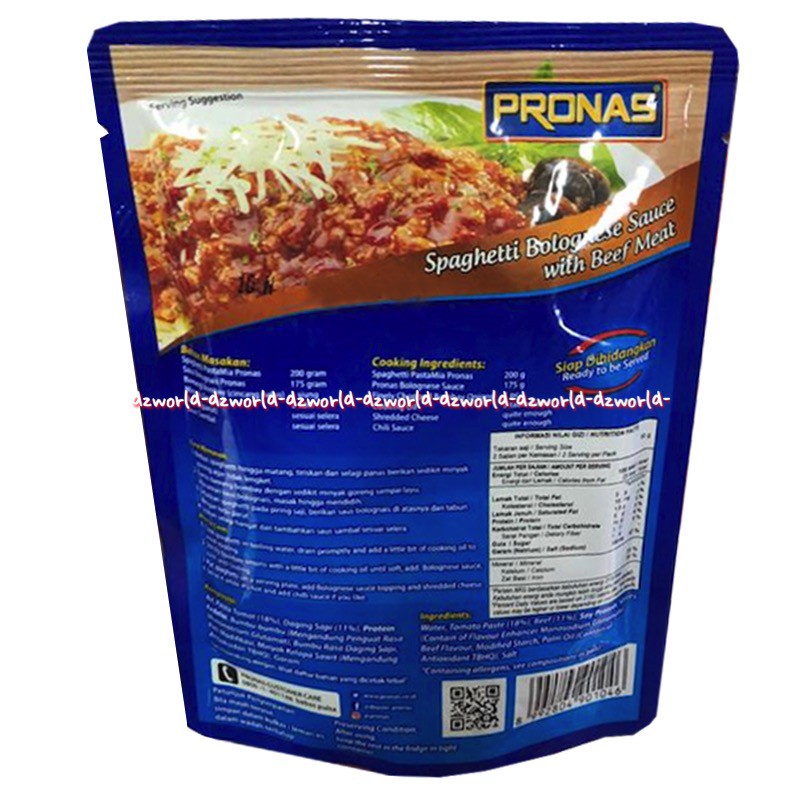 Pronas Saus Spagheti Bolognese 150gr Spageti Bolognase Sauce  Saos Untuk Pasta Mie Mi Spageti Bolones