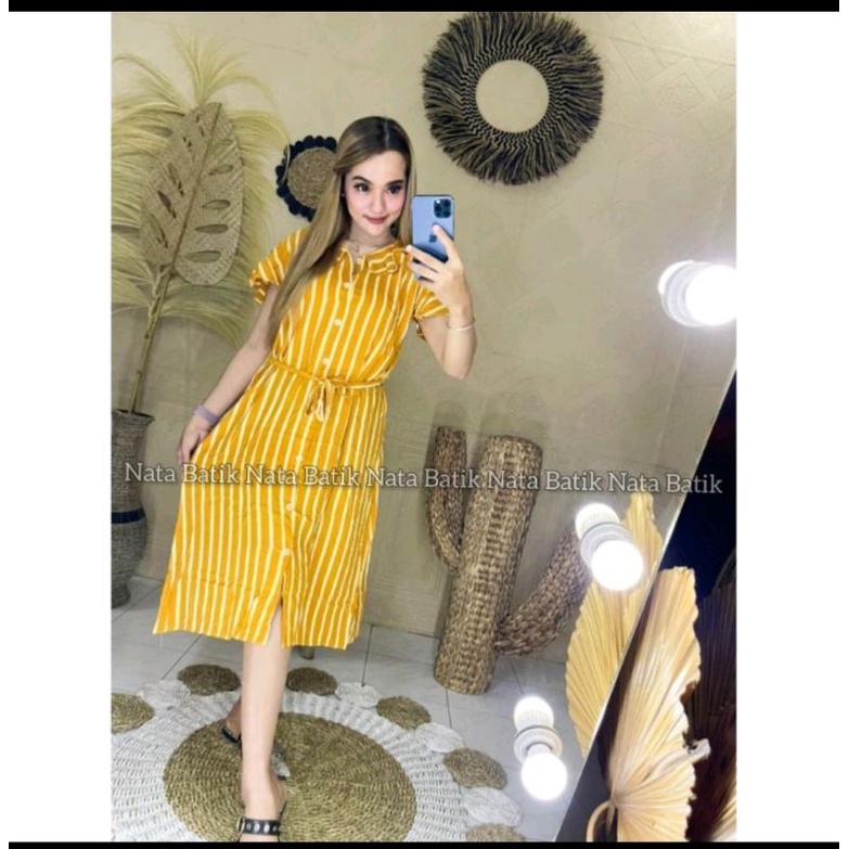 DASTER ANDIN || TERVIRAL||BESTSELLER || RAYON GRAD A||-Salur kuning