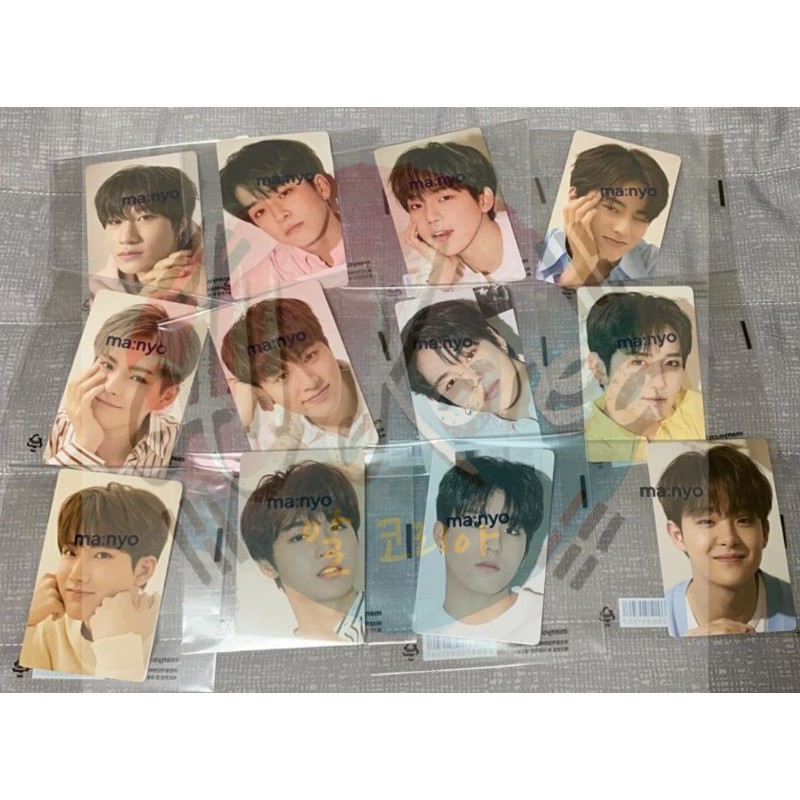 Manyo Treasure photocard event 3 haruto junkyu hyunsuk jihoon asahi