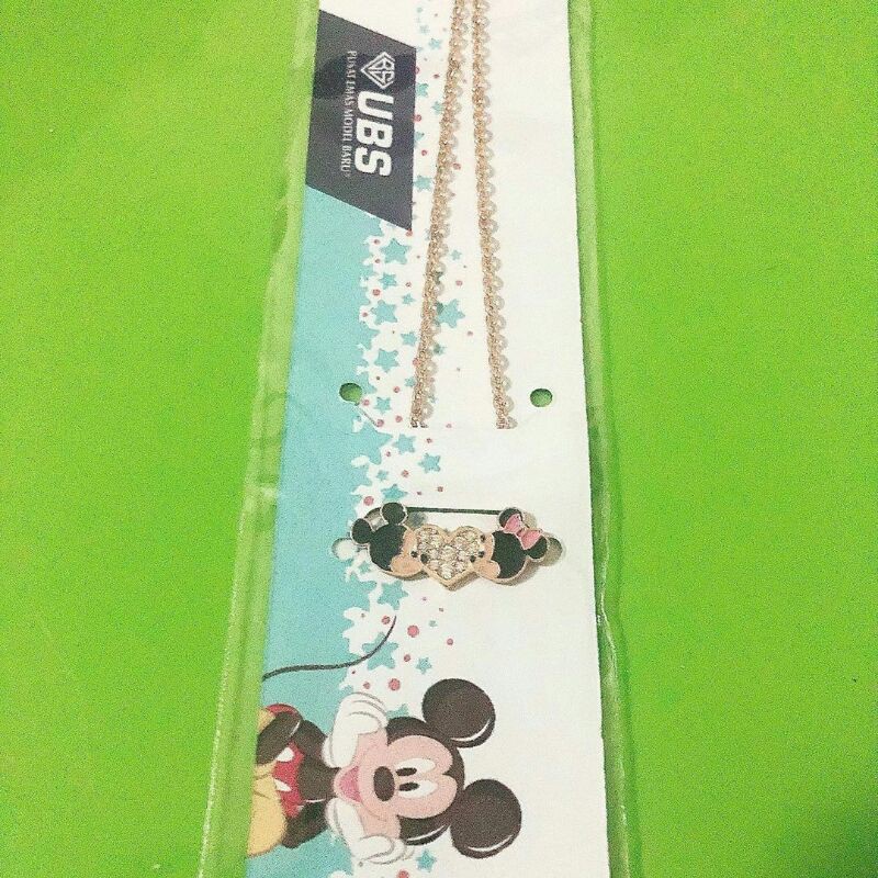 kalung anak mickey love minnie UBS375
