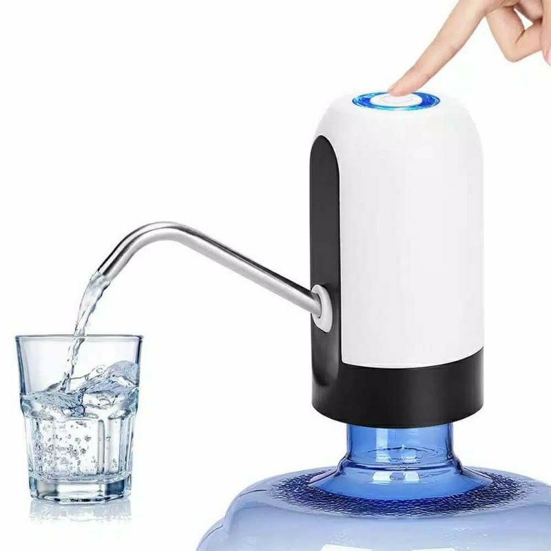 Pompa Air Galon Elektrik Listrik Charge USB / Pompa Dispenser Water Pumb Portable