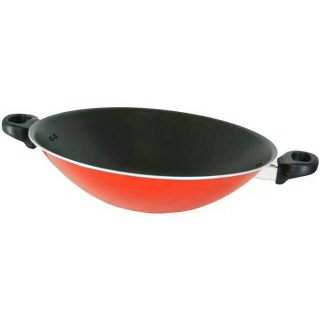 WOK 36 CM WAJAN PENGGORENGAN/ MAXIM VALENTINO WOK 36 CM WAJAN TEFLON WAJAN TEPLON