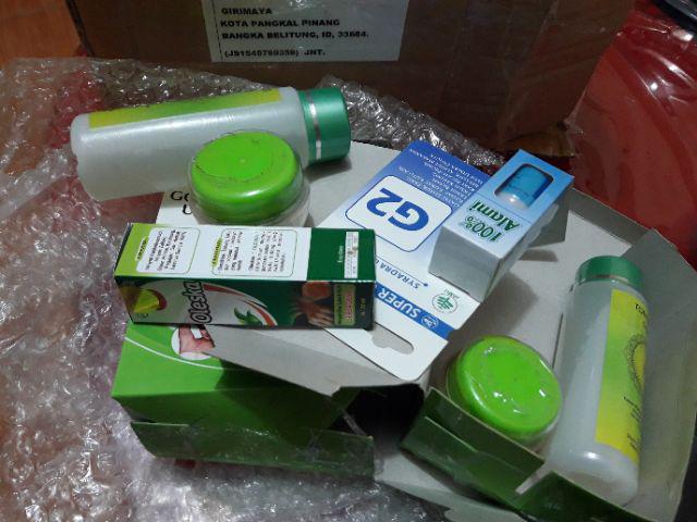 (green Plus Biru) Super Green Plus Obat Gatal Dan Alergi Tanpa Original
