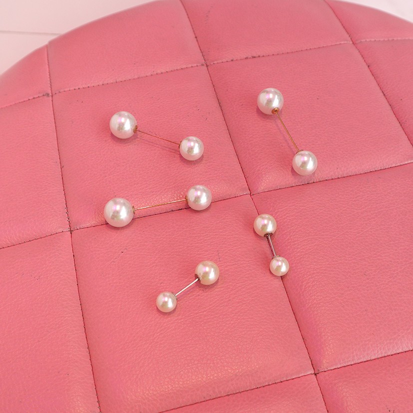 Tuspin hijab Pearl White Chrome Aksesoris muslim terbaru murah-8