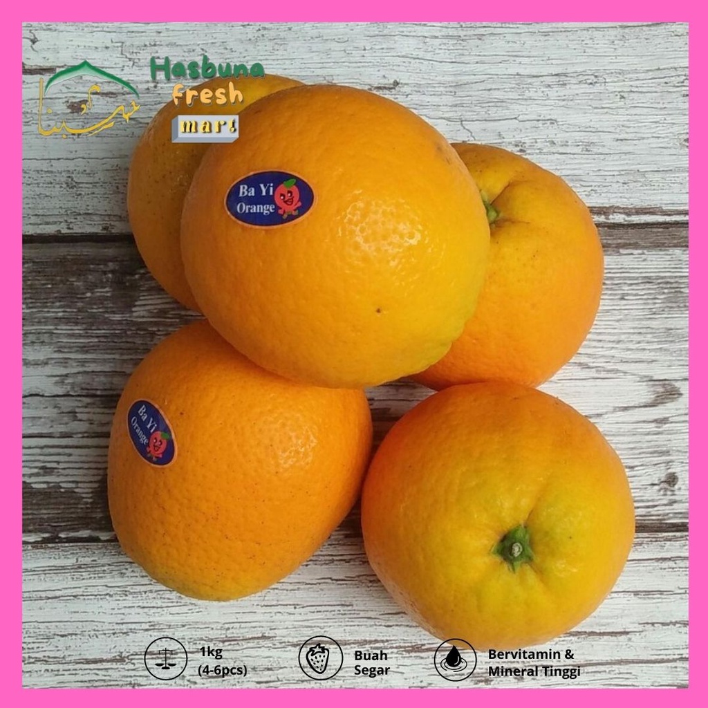 

Jeruk Sunkist Navel Segar Hasbuna fresh mart 950-1050 Gram Premium dan Bergaransi