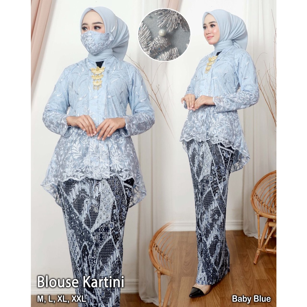 Kebaya Kartini Modern Wisuda / Kebaya Bridesmaid / Kebaya Kekinian / Kebaya Modern / Kebaya Remaja / Kebaya Pesta / Baju Kebaya Busui Modern