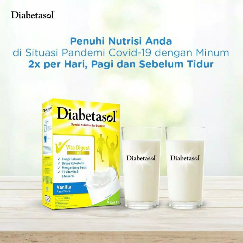 

Diabetasol 1000 gr Vanilla/coklat