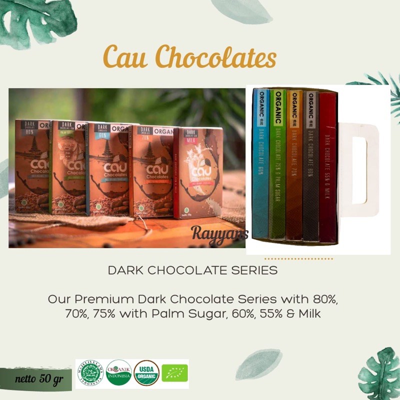 

Dark Chocolate series (multipack) -Cau chocolates