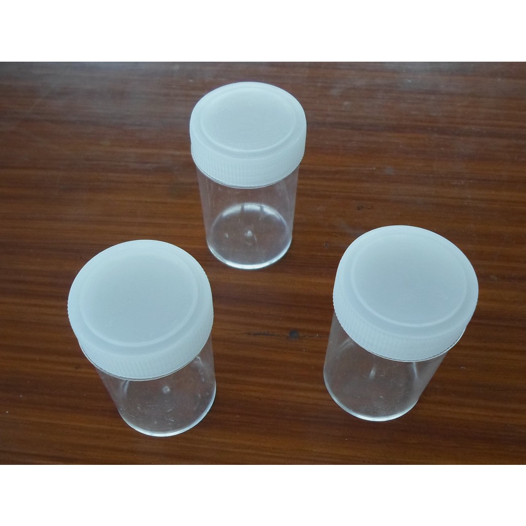 Pot Urine Bening / Pot Salep / Pot Obat / Pot Cream / pot sample / sample container 10cc / 20cc / 30cc / 50cc / 75cc / 100cc