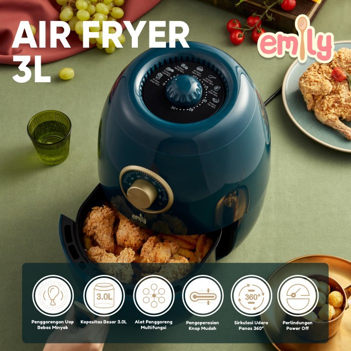EMILY DIGITAL AIR FRYER 3L EDAF-17201