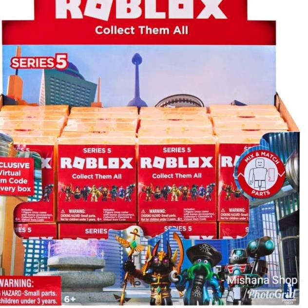 Kode V0608 Roblox Action Figure Surprise Mystery Box Gold Blind - roblox toys mystery box series 3 5 blind box action