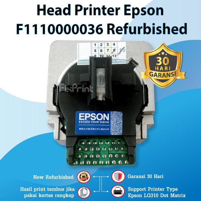 Print Head Epson LQ310 Original Refurbished Prinhead Printer Dot Matrix LQ-310 LQ 310