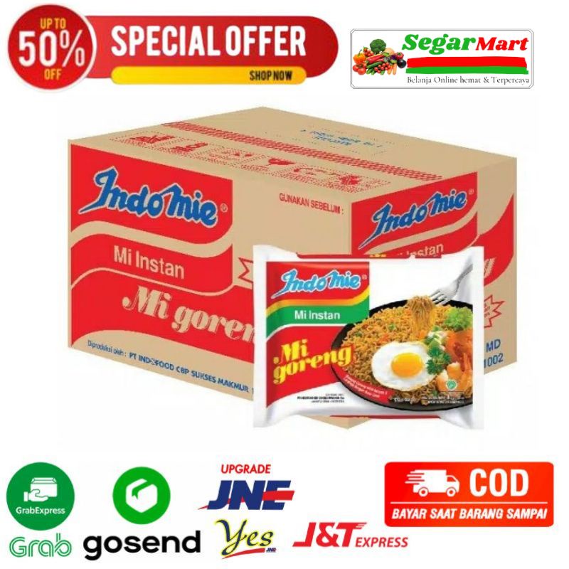 

mie instant 1 dus Indomie all varian SEGARMART bandung