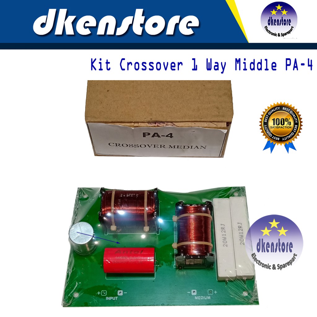 Kit Crossover 1way PA4 Middle