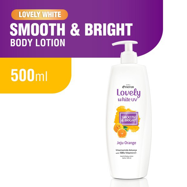 Emeron Lovely White UV Smooth & Bright Jeju Orange 500 ML