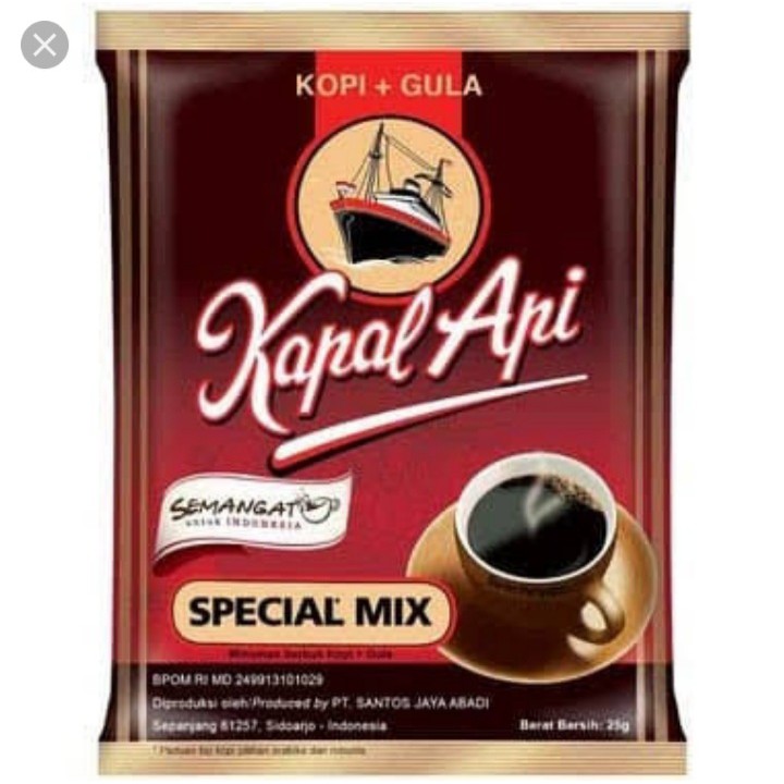 

Kopi kapal api spesial mik 25 gr