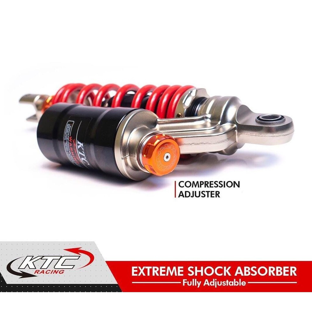 Shock Matic Tabung Shockbreaker KTC Racing Extrem Matic Original Singel Shock Mio Beat Vario125 Click125 300mm 325mm FOURSIX_46