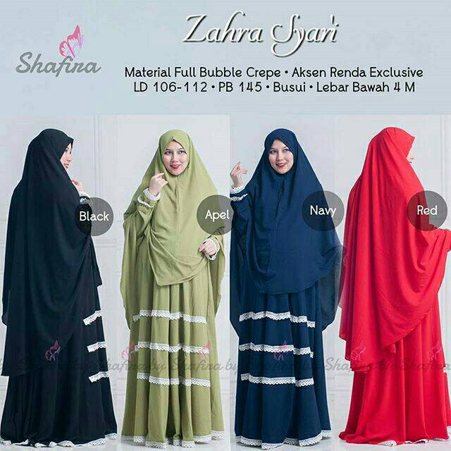 ZAHRA SYARI 270rb BY SHAFIRA HIJAB UMROH HAJI SYARI  batik kebaya setelan couple DRES MUSLIM