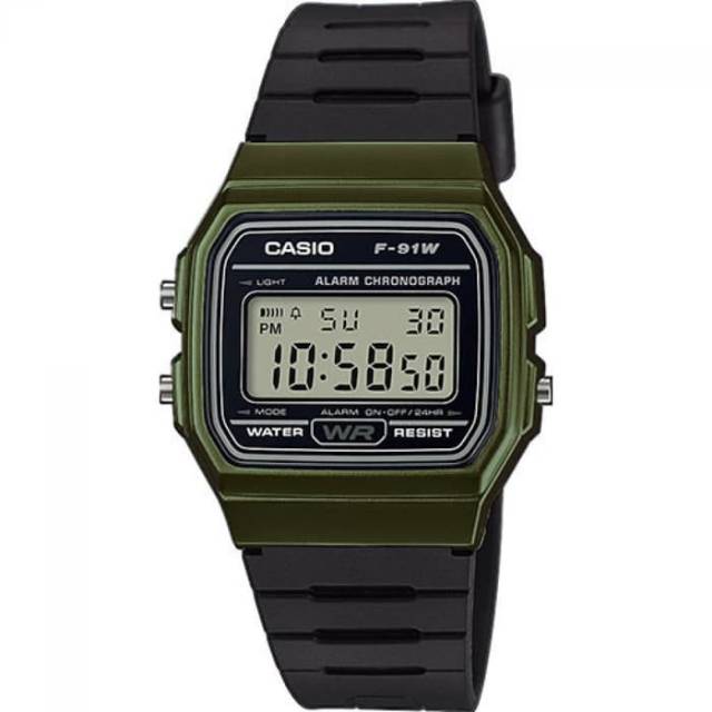 CASIO F-91WM-3ADF F91WM-3ADF JAM TANGAN ORIGINAL