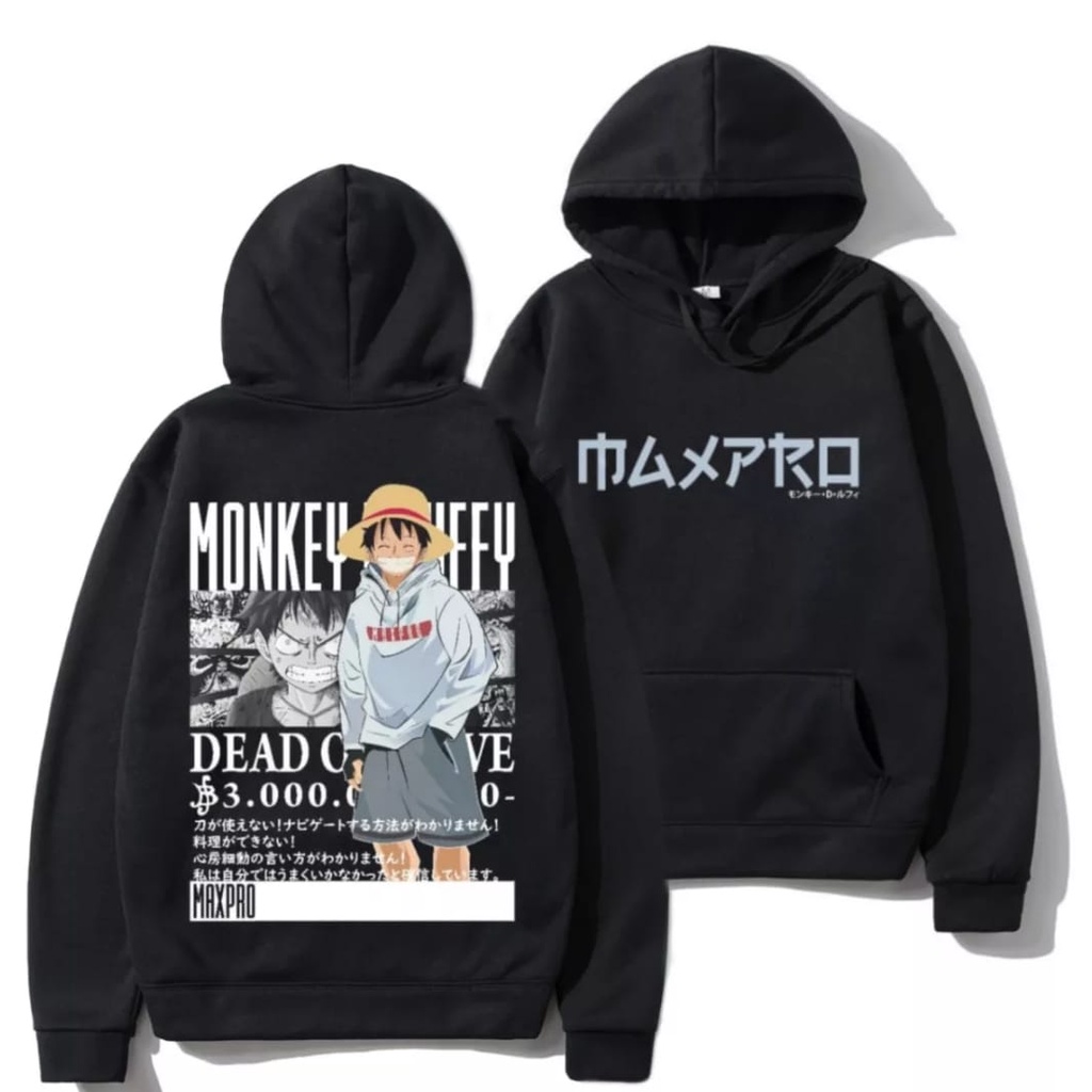 Hoodie Bisa (Cod)- Sweater Hoodie Jaket Anime Uta MAXPRO ONE PIECE Gorosei 0021 Sweater Anime Jepang Jaket Anime Manga Jepang Pria Dan Wanita