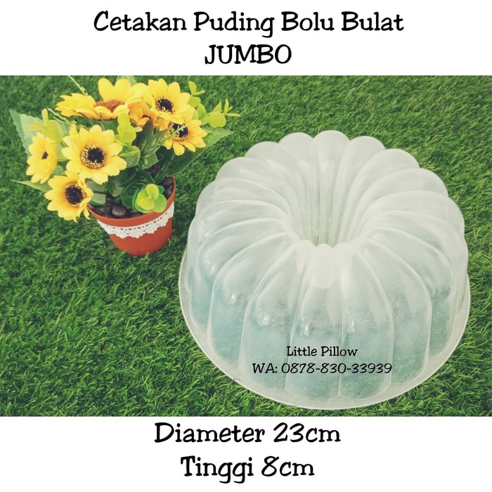 Cetakan Puding Art Bolu Bulat JUMBO cetakan bolu kukus cetakan agar Berkualitas