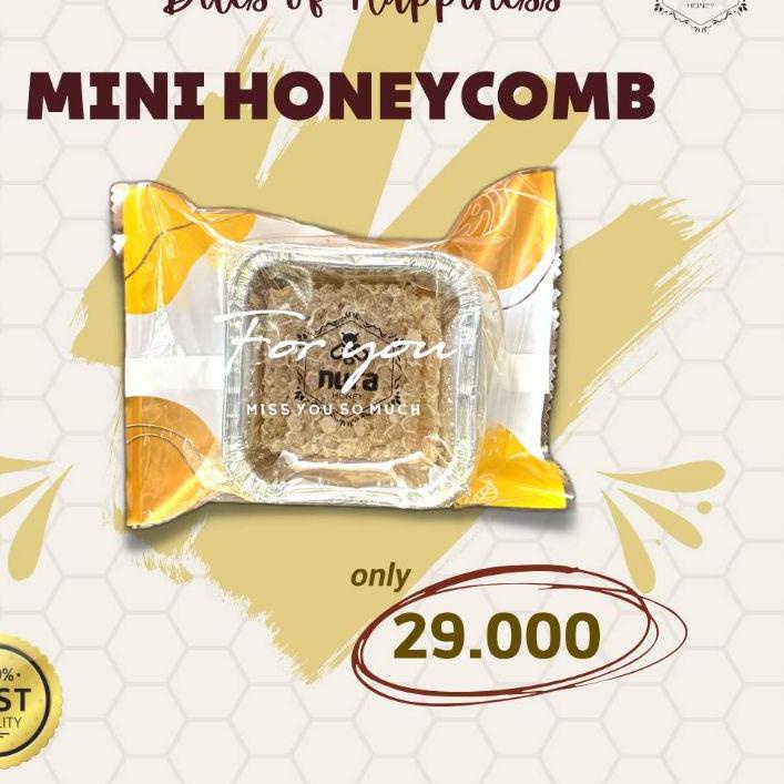 

New Arival MINI HONEYCOMB / Sarang Madu Melifera/ Sarang madu asli murni | Ready Stok | Termurah | Grosir