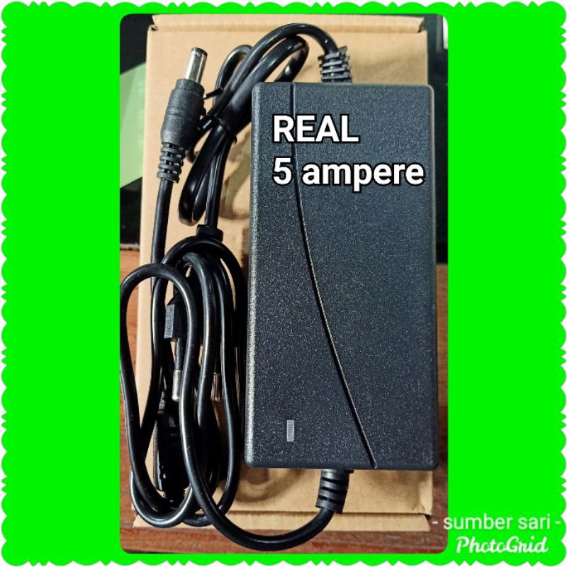 adaptor ORIGINAL REAL 5 ampere dc 12 volt