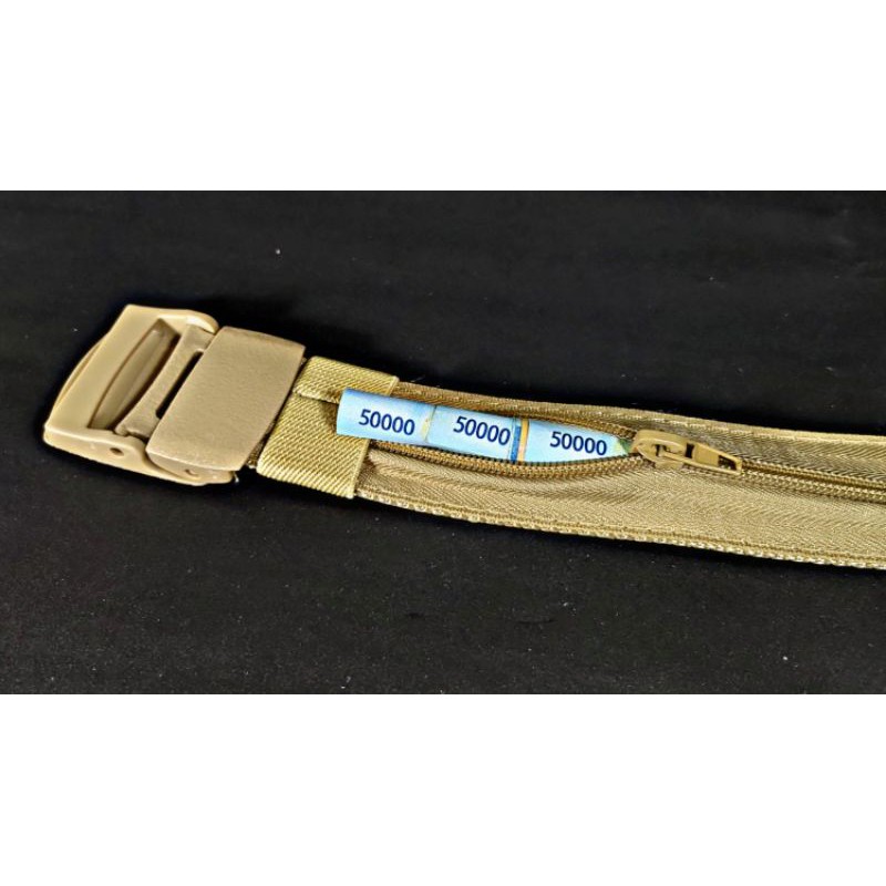 TALI PINGGANG PRIA TACTICAL MILITARY SABUK NYLON CANVAS ANTI METAL DETECTOR MC LLA 40