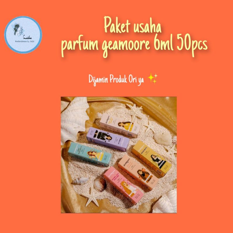 PAKET USAHA PARFUM GEAMOORE 6ML 50PCS