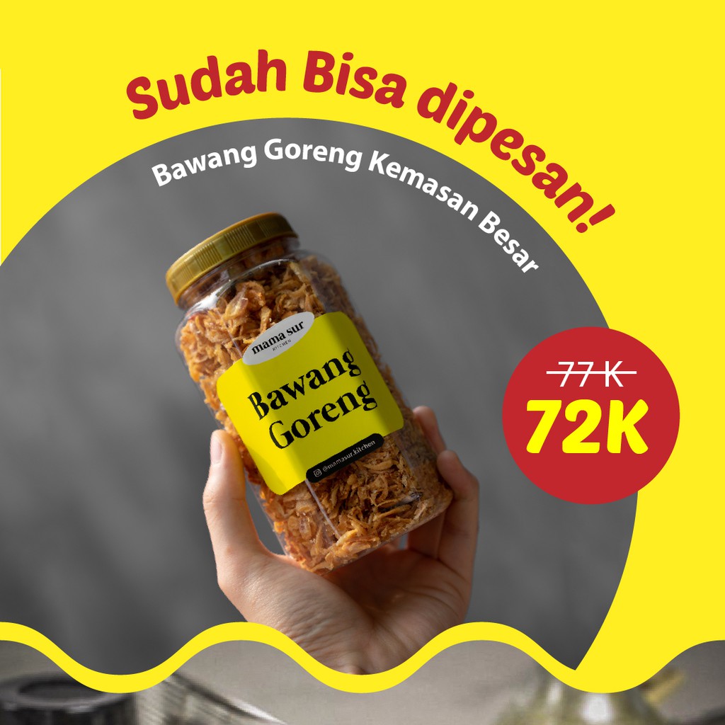 

Bawang Goreng Kemasan Besar