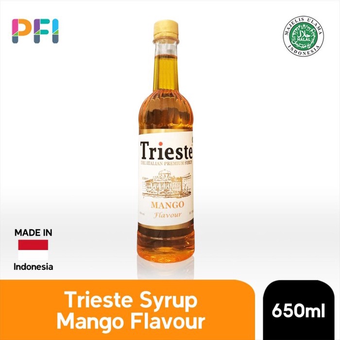 

Trieste Syrup Mango Flavour 650ml - Sirup Mangga