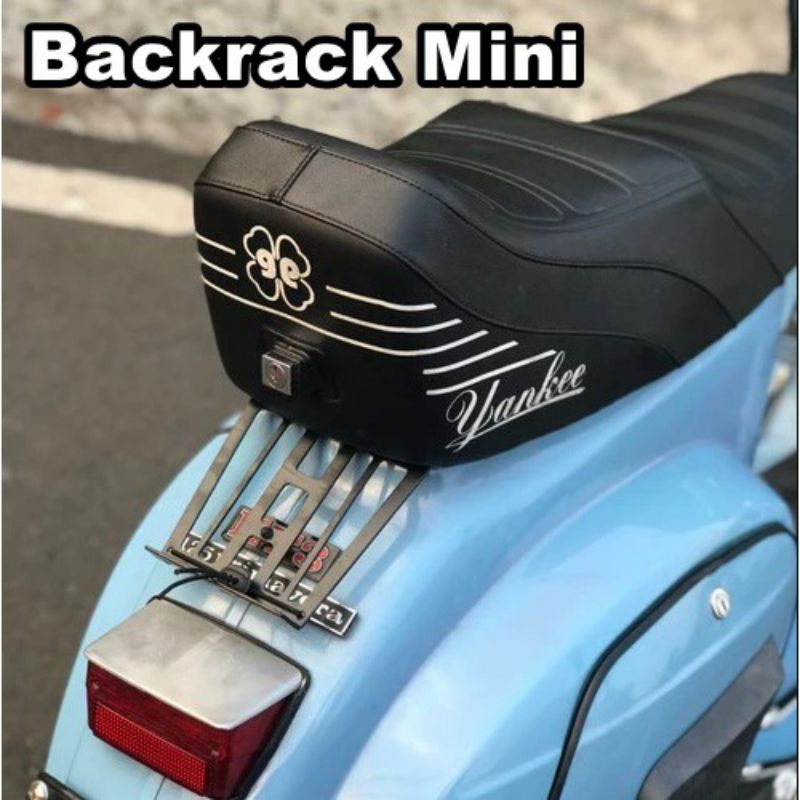 BACKRACK VESPA RAK BELAKANG VESPA PTS SMALLFRAME SUPER SPRINT