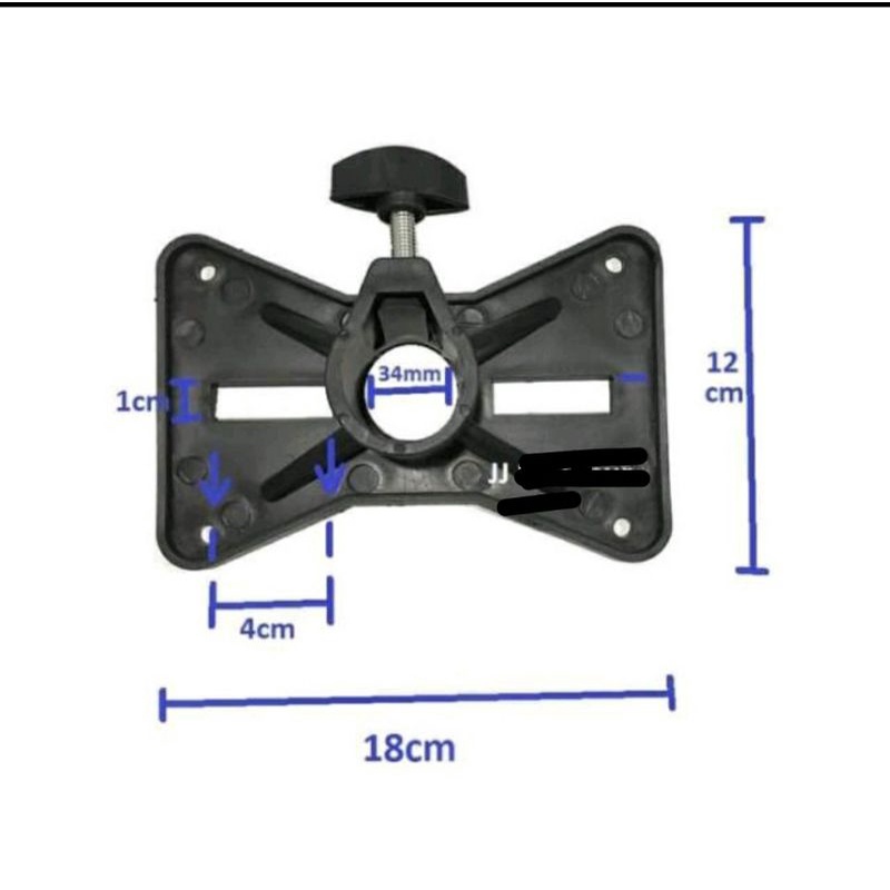 Plate Speaker Tripod Biasa / Dudukan Speaker / Tatakan Speaker