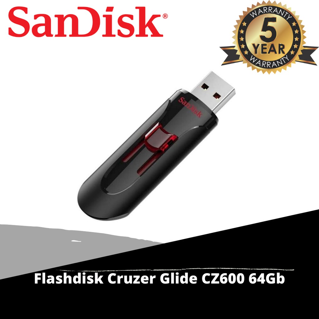 Flashdisk SANDISK USB 3.0 Cruzer Glide CZ600 - 64GB