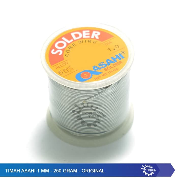 Timah Asahi 1 mm - 250 Gram - Original