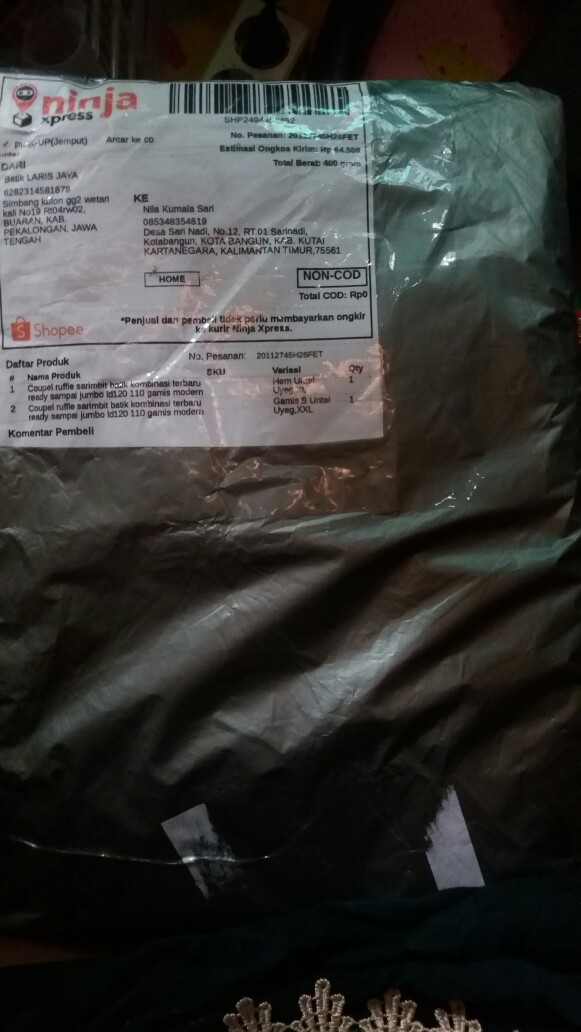 Coupel Ruffle Sarimbit Batik Kombinasi Terbaru Ready Sampai Jumbo Ld120 110 Gamis Modern