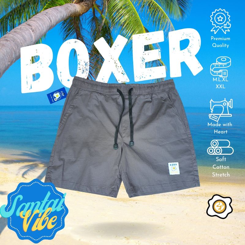 Celana Pendek Pria Walkshort / Boxer Berkantong Bertali Remaja Dewasa