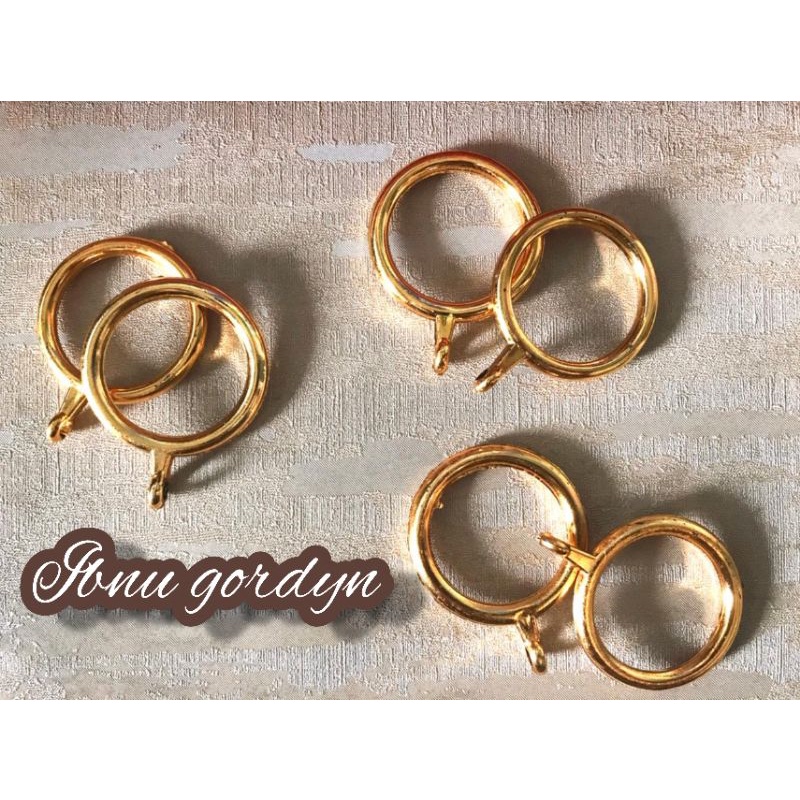 Ring rolet gordeng /Cincin rel bulat gantungan kawat gordeng