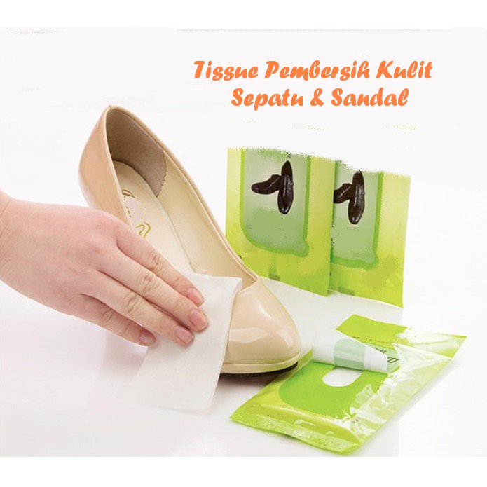 Tissue / Tisu Magic Pembersih Kulit Sepatu / Sandal / Tas / Dompet dll