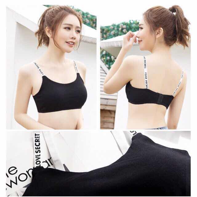Love secret - Sport bra wanita push up BH wanita tanpa kawat