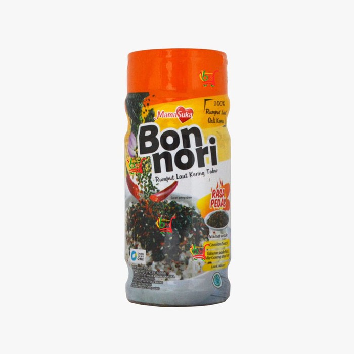 

BOTOL Bon Nori Rasa Pedas Rumput Laut Kering - 30gr