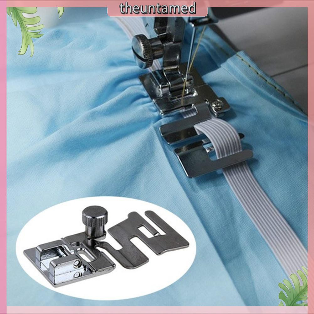 Ready❥ 1pc Elastic Cord Band Fabric Stretch Domestic Sewing Machine Foot Presser-1