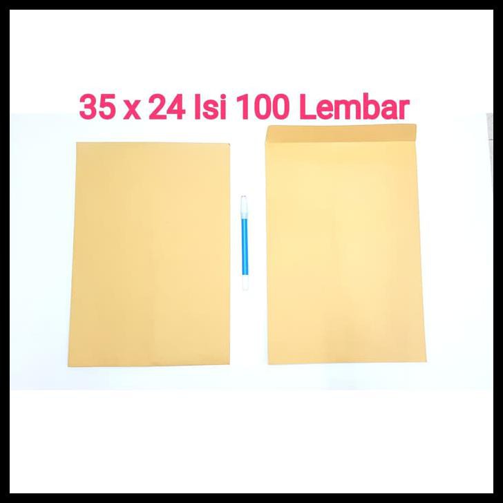 

Kualitas Terbaik Amplop Coklat Folio Dokumen Isi 100 Lembar